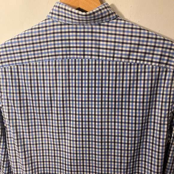 UNTUCKit Shirt Mens XS Extra Small Blue White Slim Fit Long Sleeve Button Down. - Picture 10 of 11
